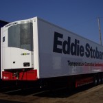 STOBART trailer fitted with TK SLX 200 fridge unit